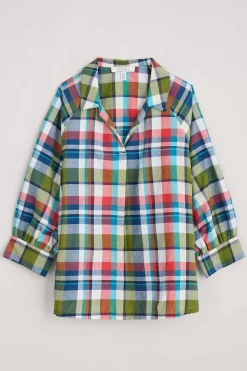 Bryn Checked Top