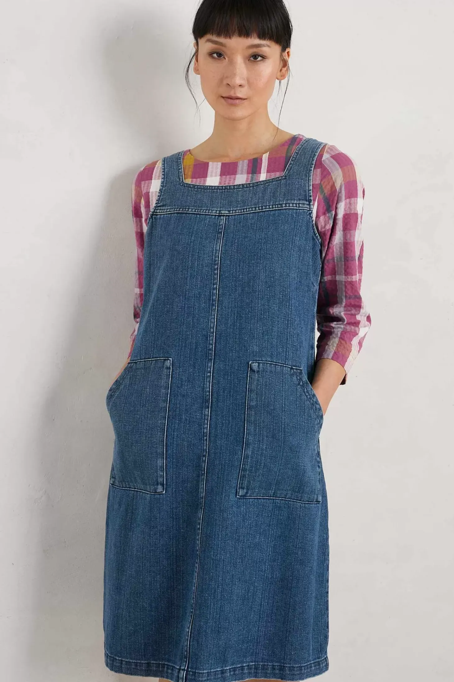 Calican Denim Pinafore Dress
