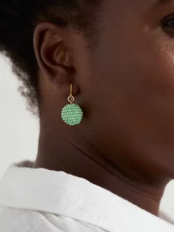 Condurrow Beaded Drop Earrings