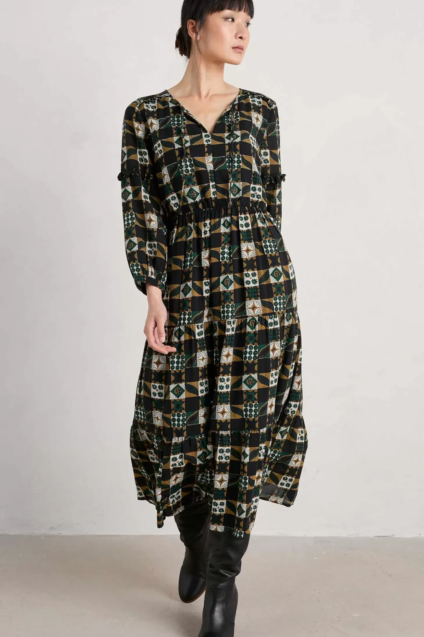Dearling Tiered Dress