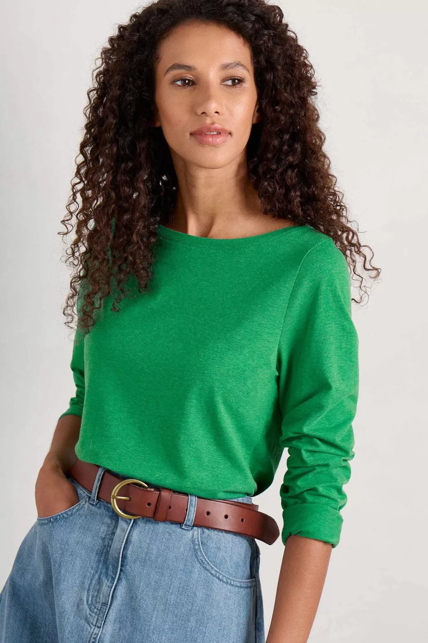 Easel Long Sleeve Jersey Top (Gots)