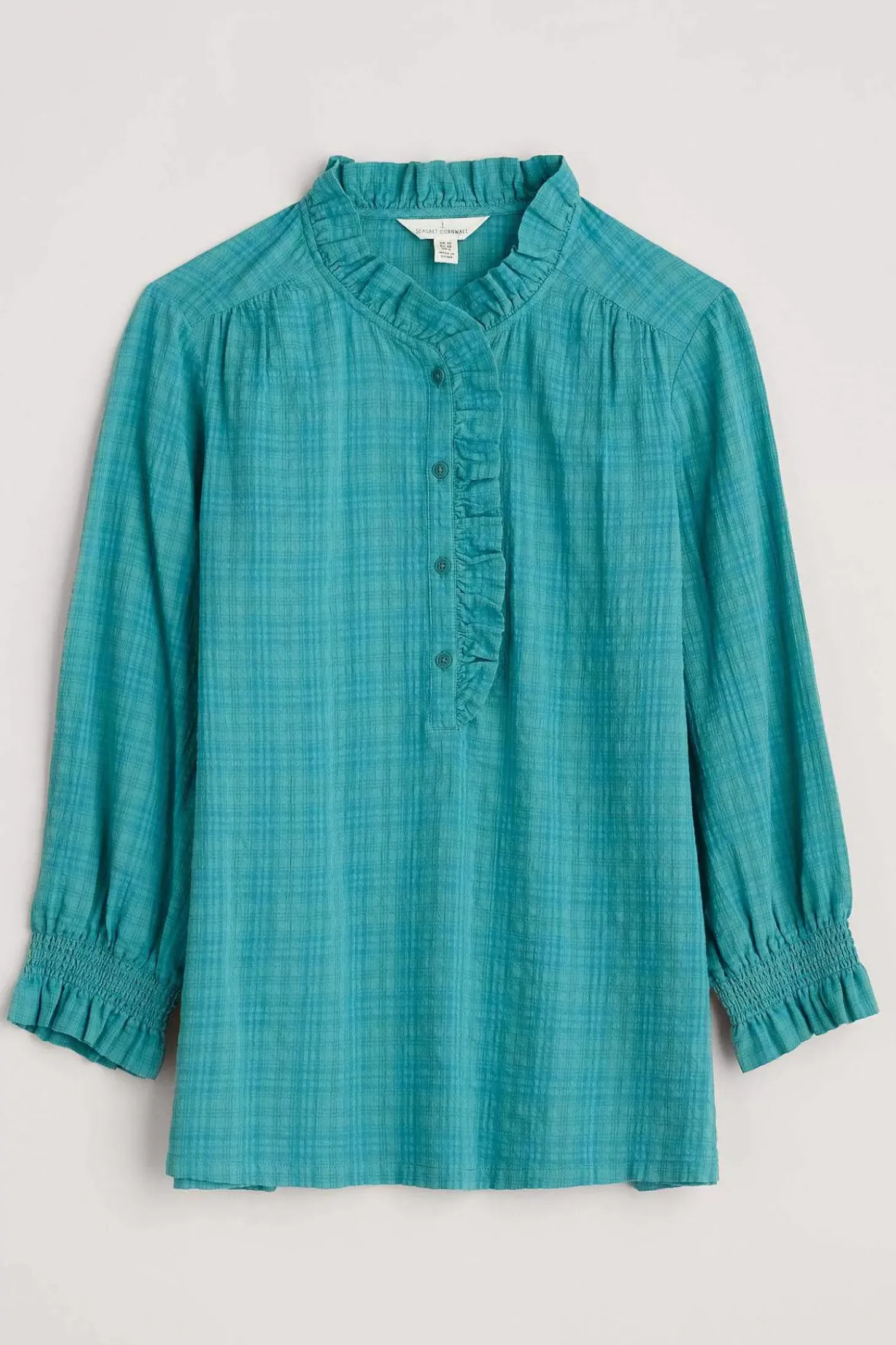 Feather Star Checked Top