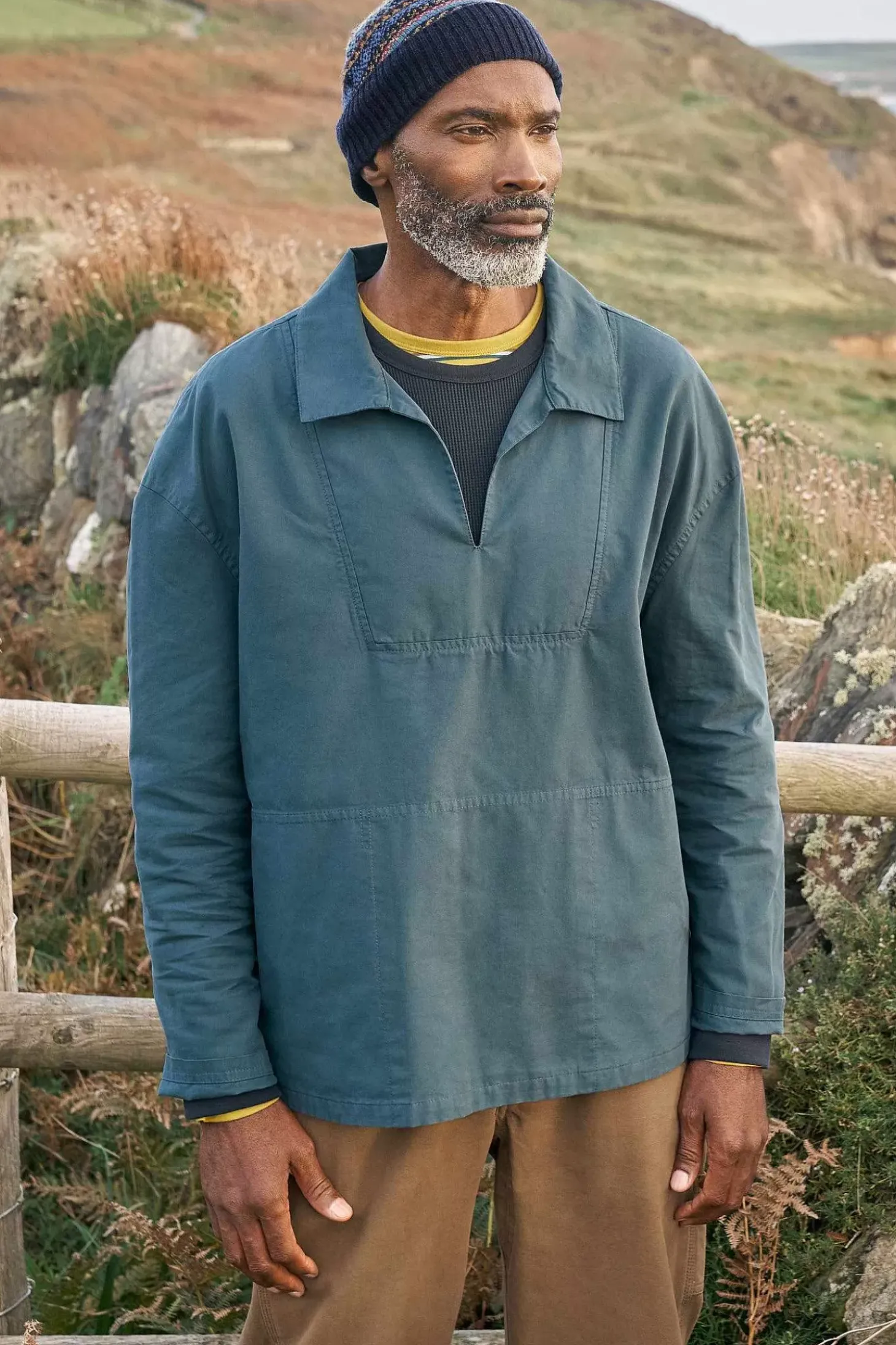 Men's Sidestone Cotton Canvas Smock