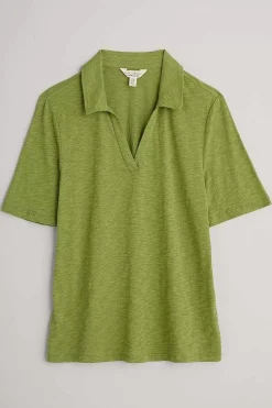 Owles Point Short Sleeve V-Neck Jersey Shirt