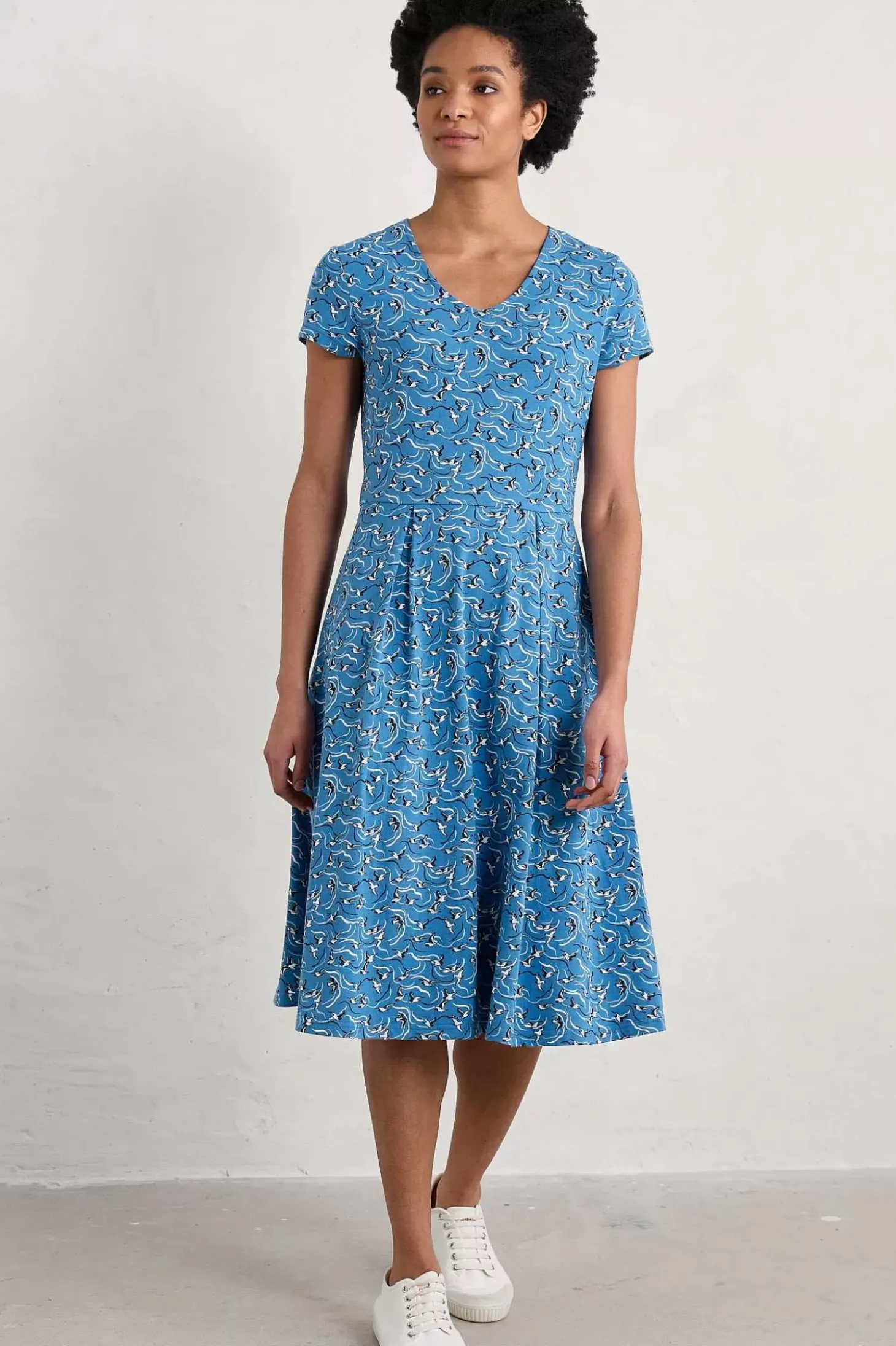 Pier View Jersey Dress