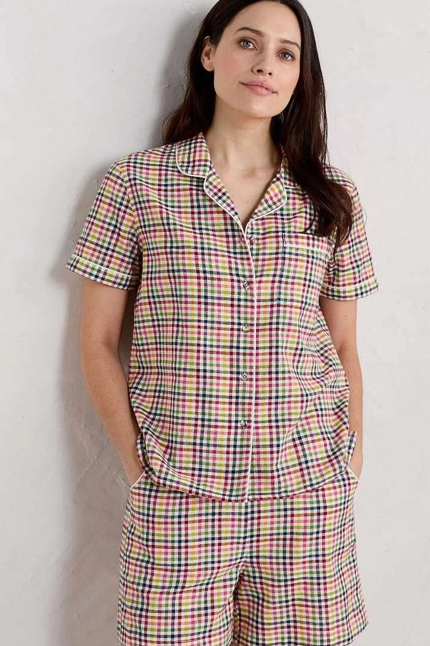 Senara Checked Summer Pyjamas