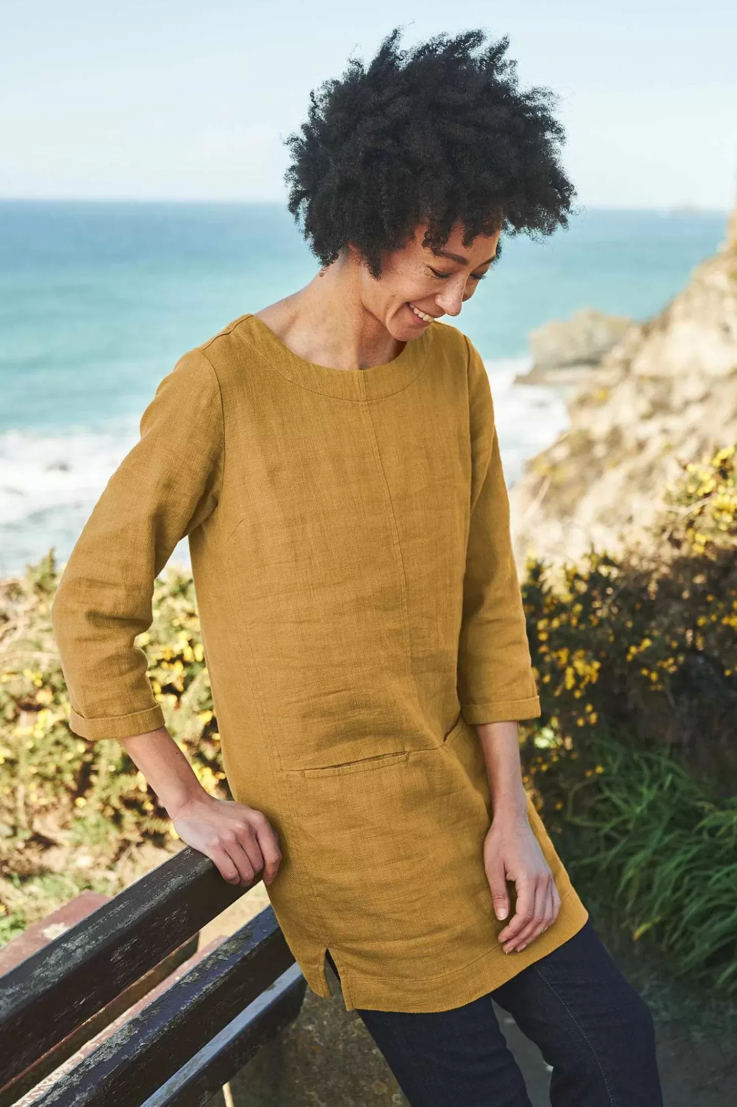 St Agnes Clay Ramie-Blend Tunic