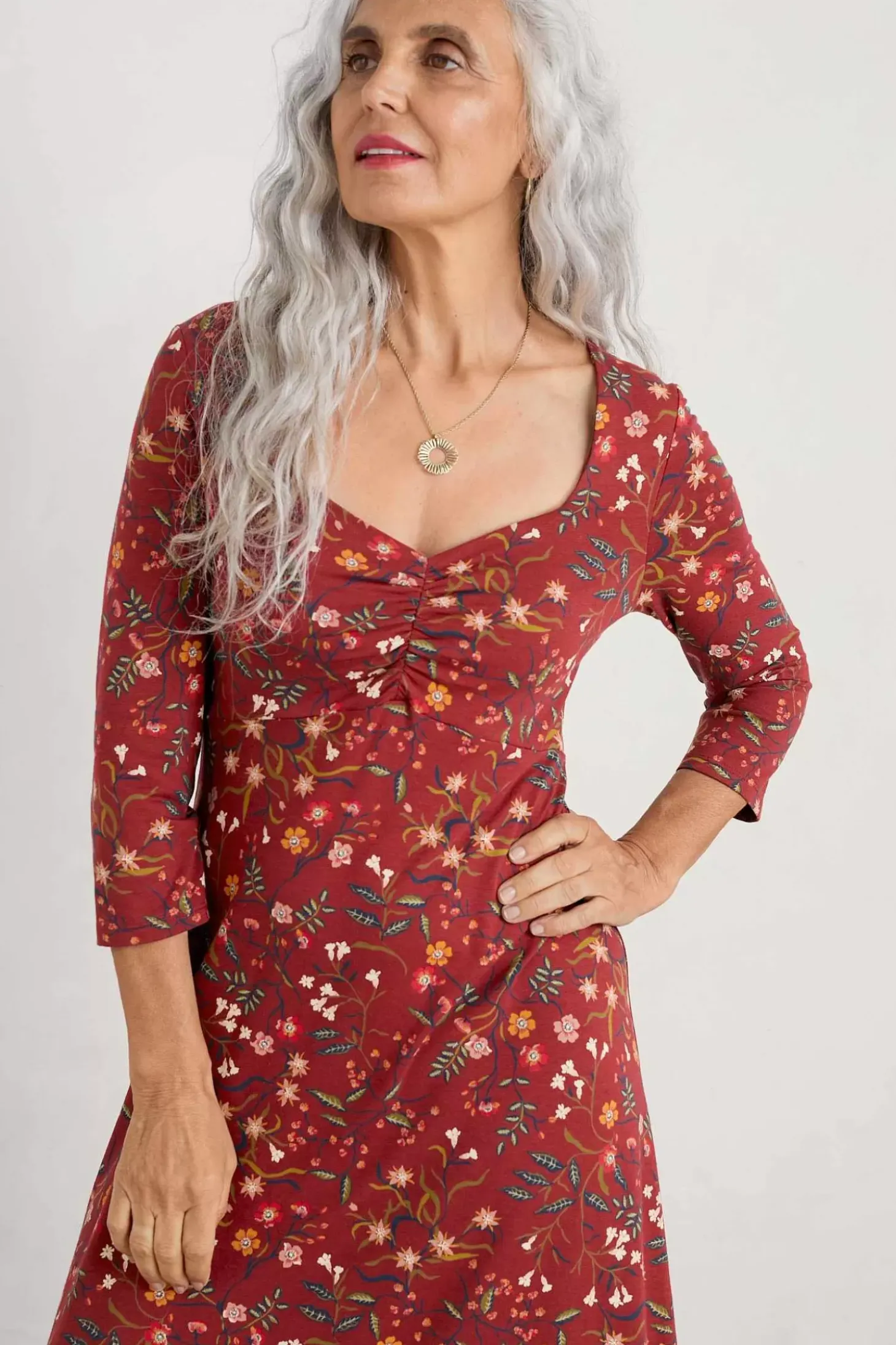 St Martin Jersey Midi Dress