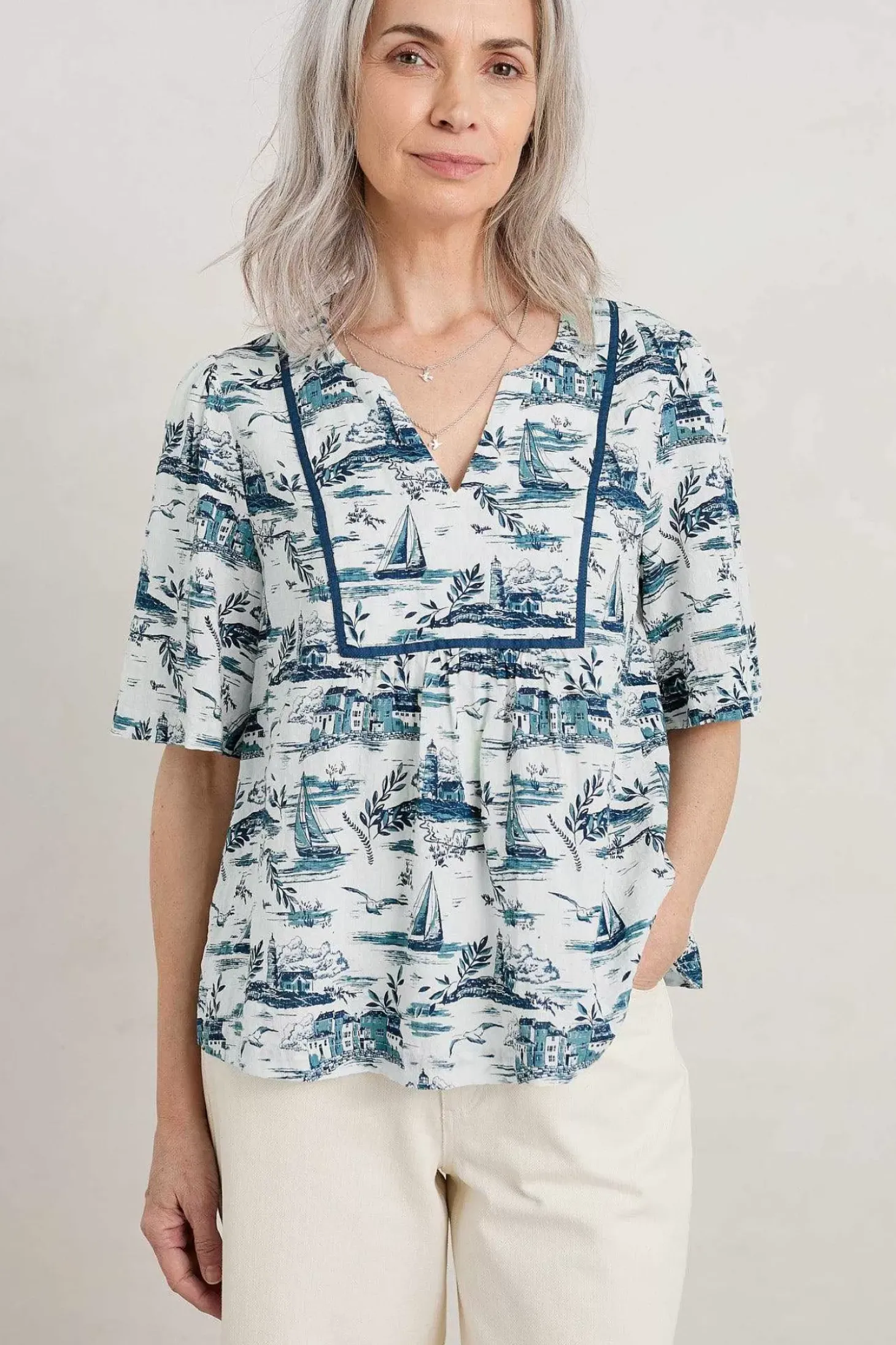 Treasury Short Sleeve Blouse